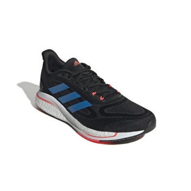 adidas Buty biegowe Supernova+ (Amortyzacja) czarny/niebieski/czerwony Męskie